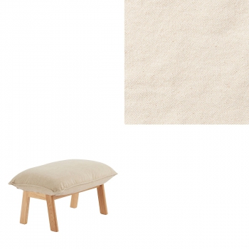 高椅背和室沙發用腳凳用套/水洗棉帆布