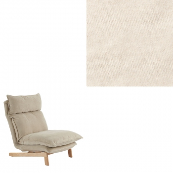 高椅背和室沙發用套/1人座/水洗棉帆布
