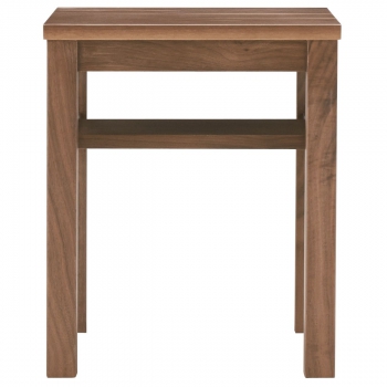 木製桌邊凳/板座/胡桃木