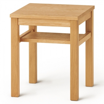 木製桌邊凳/板座/橡木