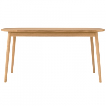 橡木桌/圓腳/寬150cm