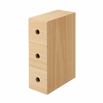 木製小物收納盒3層